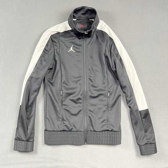 Nike Air Jordan Jacket Mens XS Black Team Full Zip Warm Up Athletic Casual - Picture 1 of 6